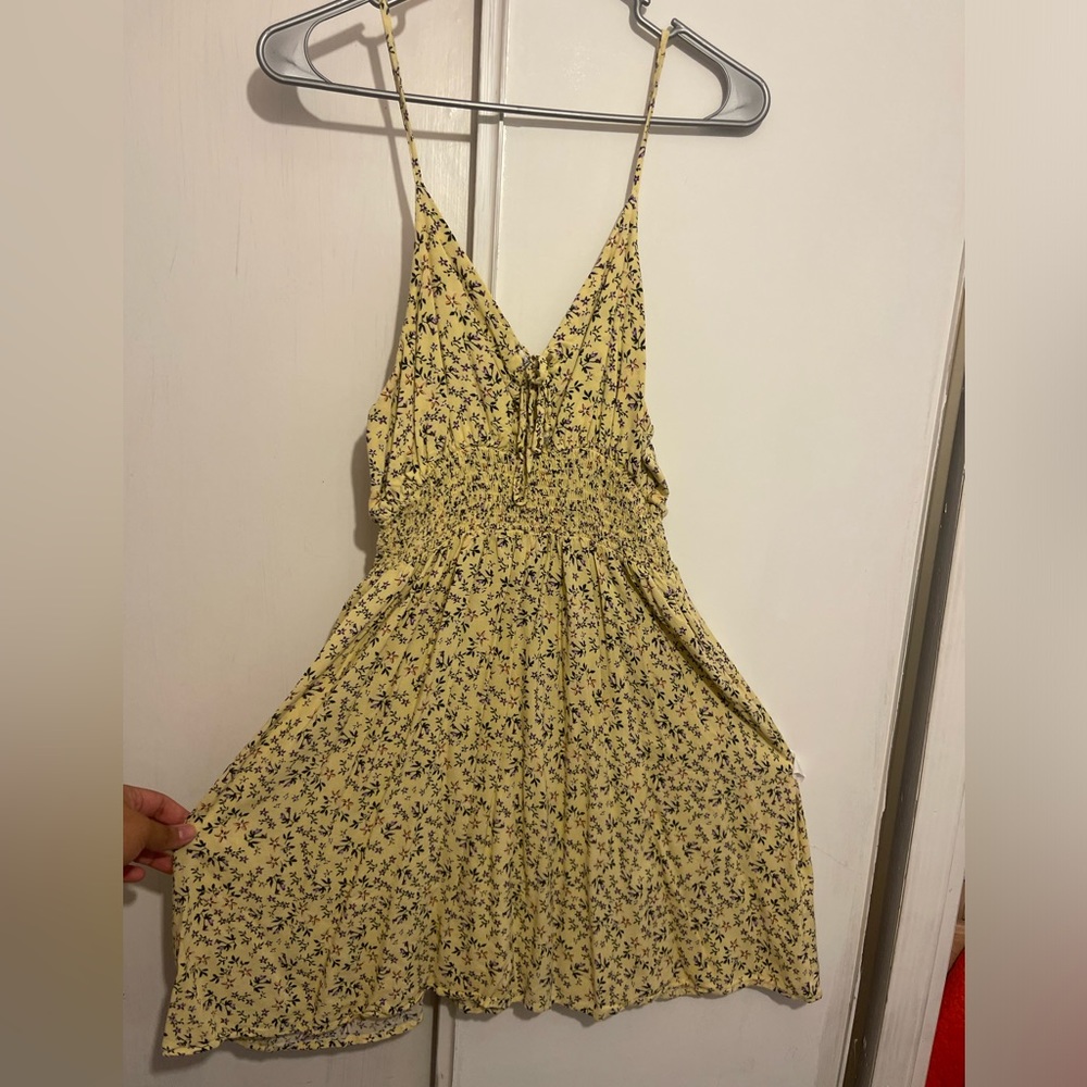 Birch and stone Yellow floral dress